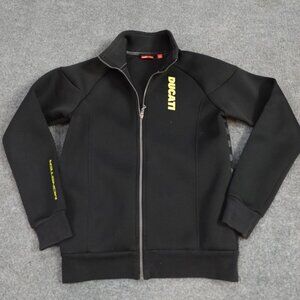 Puma Ducati Track Jacket S Black Full Zip Monster Scuba Fabric